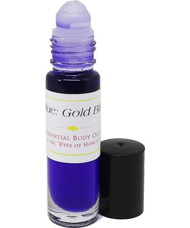 Polo Blue: Gold Blend - Type For Men Cologne Body Oil Fragrance Roll-On - Purple - 1/3 oz. - ID#32153 0.33 Fl Oz (Pack of 1)