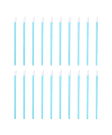 200pcs Lipstick Applicator Lip Brush Applicator Makeup Tool Kit 9X0.4CM Blue