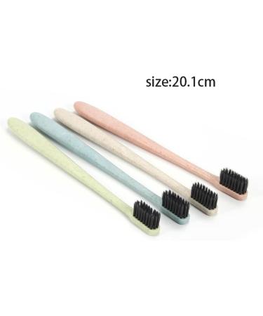 Suicra Portable Trip Handle Toothbrush - Soft Charcoal Tongue Cleaner for Adults | Blue - International Shipping Available - Buy Online on GoSupps.com