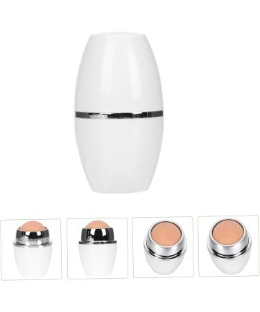 Beavorty 1pc Facial Oil Absorbing Ball Facial Massager Skin Care Tools Portable Massager Makeup Oil- Absorbing Volcanic Roller Oil Blotting Roller Facial Oil Control Roller Natural Roller 5x2.8cm White - Buy Online on GoSupps.com