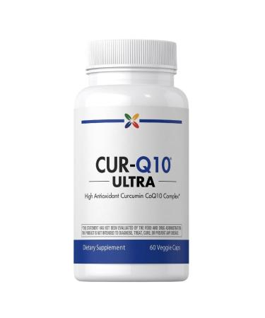 Stop Aging Now - CoQ10 200mg - 60 Capsules - Antioxidant Curcumin Complex Supplement