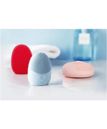 Deep Pore Cleaner Electric Facial Cleanser Silicone Soft Facial Facial Cleanser Cleansing Brush Red - Buy Online on GoSupps.com