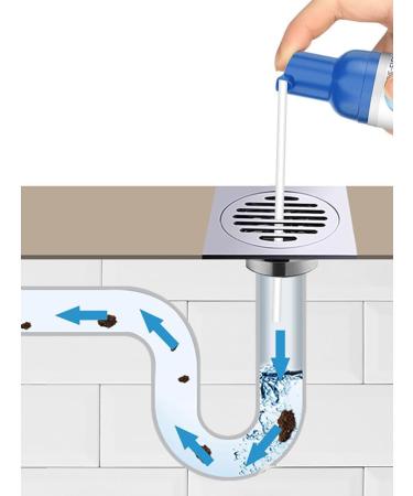 Drain Cleaner Get Out Foaming Drain Cleaner Foam Drain Cleaner for Bathroom Sink Pipe Dredge Deodorant Foam Cleaner Sink and Drain Cleaner Foam Quick Foaming with Sponge and Towel (2PCS) - Buy Online on GoSupps.com