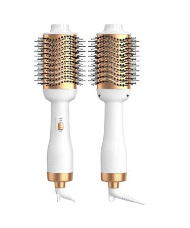 Hair Blow Dryer and Styler Dryer Brush with Negative Ion Anti-frizz Four in One Hot Air Brush Dryer for Straightening Curling Drying Salon