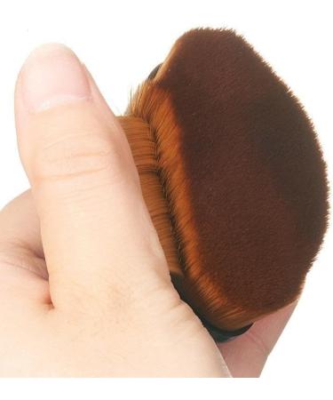 Brush Liquid Brush Make up Brush with Synthetic Dense Bristles for Blending Liquid Cream Concealer Premium Easy to Carry (Black) - Buy Online on GoSupps.com