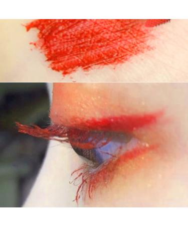 Maydear Waterproof Color Mascara - Longlasting, Smudge-Proof & Voluminous in Red - 0.35 Ounce - Buy Online on GoSupps.com