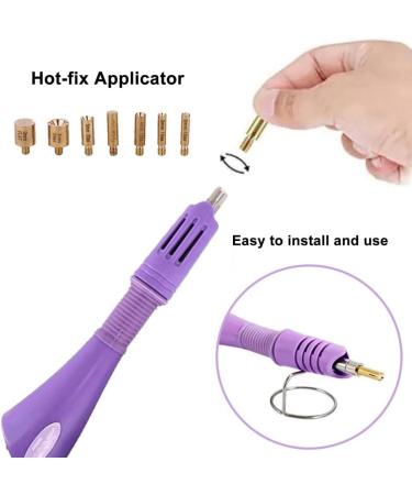 Hotfix Applicator 7 in 1 Bedazzler Kit - Rhinestone Setter Wand Tool with 7 Tip Sizes - DIY Kit with Rhinestones and Support Stand - Buy Online on GoSupps.com