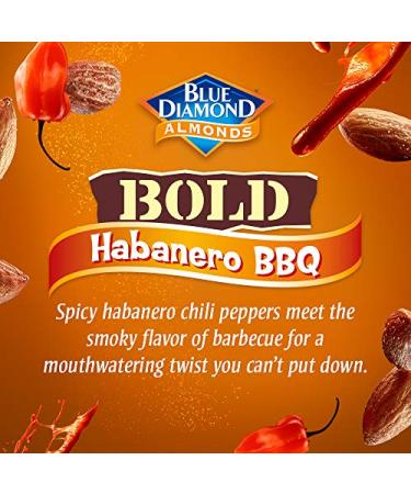 Blue Diamond Almonds Bold Variety Pack - Salt & Vinegar, Habanero BBQ & Wasabi Soy Sauce (3 x 16 Oz Resealable Bags) - Buy Online on GoSupps.com