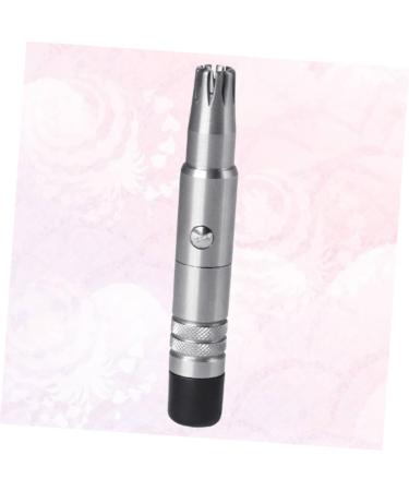 Healeved Manual Nose Trimmer Silver Portable Nose Trimmer for Men and Women Nose Trimmer Nose Cleaning - Buy Online on GoSupps.com