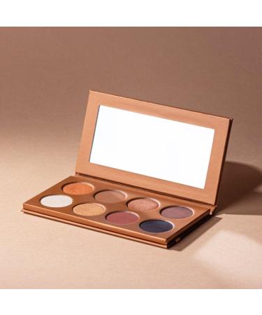  O BOTICARIO Aura by Helena Coelho Eyeshadow Palette for Women - Highly pigmented long-lasting high-coverage 8 colors 3 textures: matte shimmer and super shimmer 4g - Buy Online on GoSupps.com