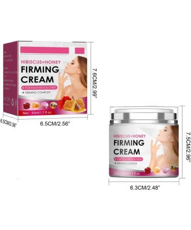 2024 New Honey Hibiscus Firming Cream Neck Firming Cream Skin Tightening Cream for Face & Body Anti-Wrinkle Facial Moisturizer with Collagen for All Skin Types 50ml/1.7fl.oz (4 Jars) - Buy Online on GoSupps.com