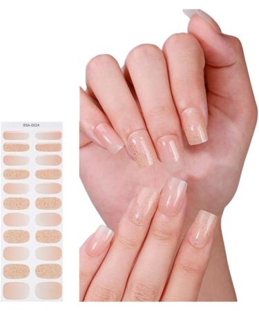 Ruarby French False Nails Stick on Nail Short Square Gradient Press on Nail DIY Art Accessories Display for Personal Style C39D29 - Buy Online on GoSupps.com