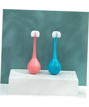 Beavorty 2-Pack Cartoon Tumbler Toothbrush for Kids | Charming Manual Tooth Cleaning Brushes - Buy Online on GoSupps.com