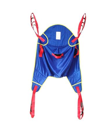 Patient Lifting Hoist Sling Transfer Belt Full Body Medical Aid Transfer Equipment with Head Support and Handle Divided Leg Shower Sling For Elderly And Disabled (Size : B)