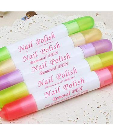 Ink2055 Nail Art Polish Corrector Pen with 3 Tips for Women - Manicure Mistakes Remover and Cleaner Tool - Buy Online on GoSupps.com