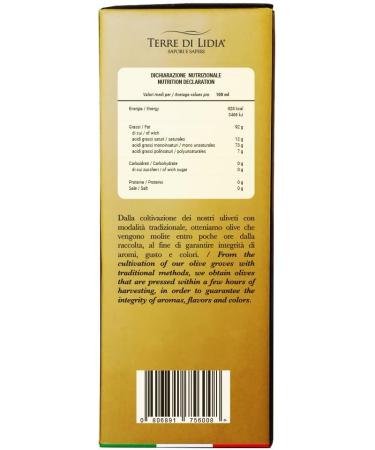 Terre Di Lidia - 1 x 3 Liters - Extra virgin olive oil - Spineto - Bag in Box 3 L - 100% Italian product - Cultivar Coratina - 2023/2024 campaign - Buy Online on GoSupps.com