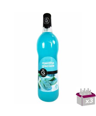 Set of 3 Rioba Syrups - Icy Mint - 3 x 1L