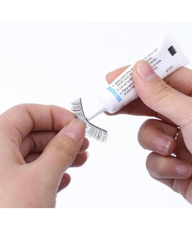 Professional Eyelash Glue Extreme Strong Hold Eyelash Glue Strongest Eyelash Adhesive For Long Lasting Individual Lash Extension 1Bottle - Buy Online on GoSupps.com