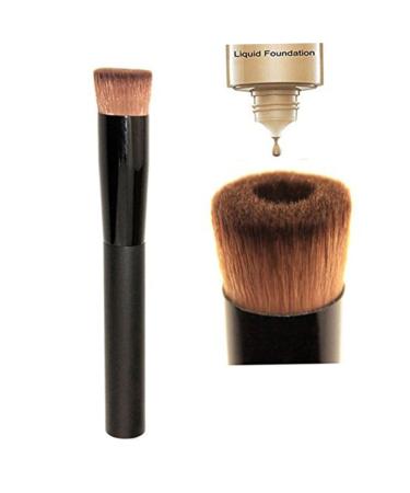 minkissy Makeup Repair Makeup Brush Liquid Foundation Brush Cosmetic for Women Contouring Brush Miss Round Head
