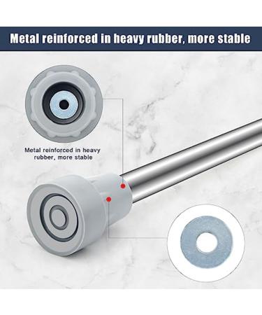 Sgnsvj Crutch Tips 7/8Inch Heavy Duty Non-Slip Rubber Cane Tips Replacement Cane Foot Caps Foot Crutch Accessories 6 PCS - Buy Online on GoSupps.com