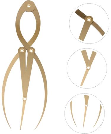 Angoily 1pc Eyebrow Positioning Ruler Microblading Eyebrows Kit Make up Kit Eyebrow Mapping Ruler Gold 16.5x5.4cm Golden - Buy Online on GoSupps.com