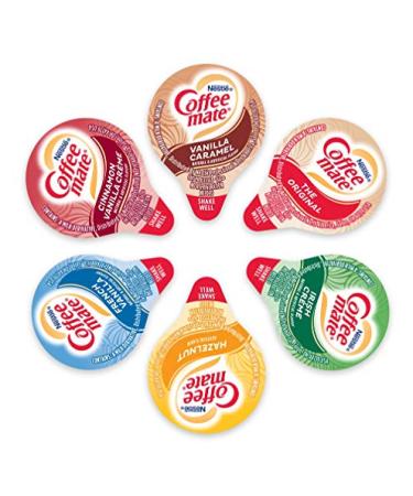 Nestle Coffee Mate Liquid Creamer Variety Pack - 180 Non-Dairy Singles, No Refrigeration Needed - Buy Online on GoSupps.com