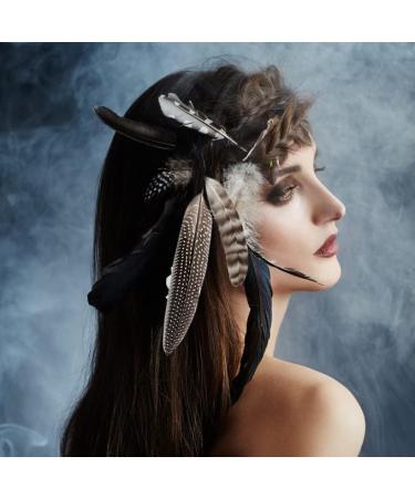 30Pcs Natural Turkey Spotted Feathers for DIY Crafts and Decor - 6-8 inch (3 Styles) - Buy Online on GoSupps.com