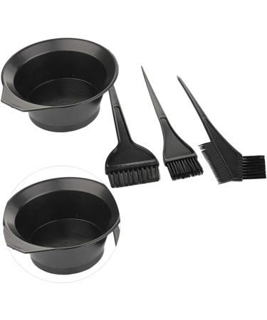 FRCOLOR 12 Sets Hair Dye Bowl Gothic Accessories for Women Reusable Hair Dye Water Ladle Guitar Button Wooden Hairdressing Salon Tool Tool Baking Oil 4-Piece Set - Buy Online on GoSupps.com