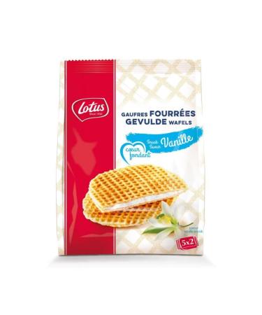 LOTUS - Vanilla Melting Heart Waffles 310G - Pack of 4