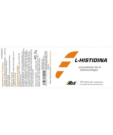 L-HISTIDINE * 500 mg / 60 Vegetable Capsules * From Biotechnology - Buy Online on GoSupps.com
