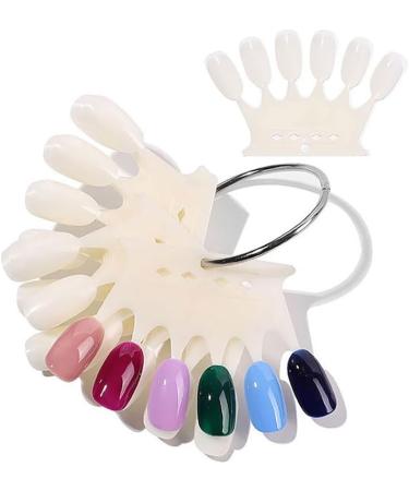 Crown Themed Nail Display Board with 10 sheets for DIY Color Card Practice Fake Nails Fashioned for Women Girls - Buy Online on GoSupps.com