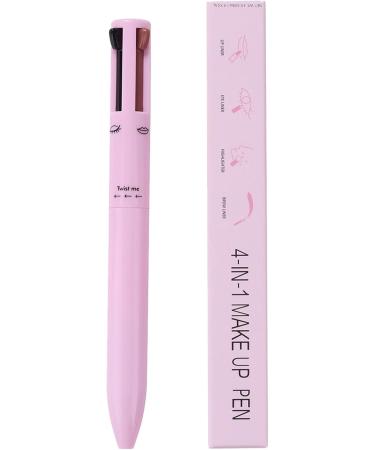 Multi Makeup 4 in 1 - Waterproof Multi-Use Portable Makeup Pencil - Contour Smooth to Glide and Compact for Travel Comes with Eyeliner Brow Lipliner and Highlighter Caits Pink - Buy Online on GoSupps.com