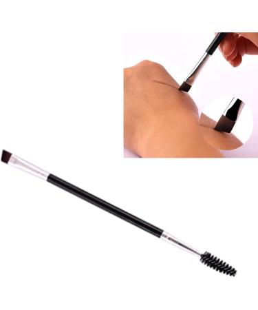 Double Ended Eyebrow Brush Angled Brow Brush with Spoolies Portable Makeup Tool 5.9in - Buy Online on GoSupps.com