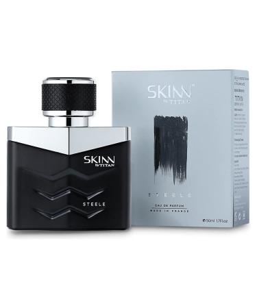 Titan Steele Long Lasting Edp For Men - 50 Ml | Perfume For Men | Eau De Parfum For Men | Men's Cologne | For Daily Use | Grooming Essentials Wood Spray