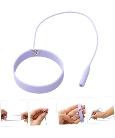 Mikinona Tweezers Silicone Bracelet Lash Tweezer Wristband Small Lash Applicator Holder Professional Tweezers Professional Eyelash Tool Convenient Eyelash Tweezer Purple - Buy Online on GoSupps.com