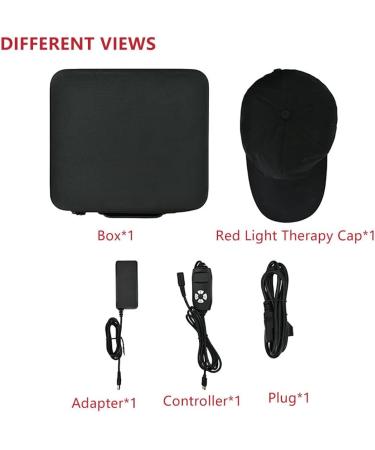 Casquette De Luminoth rapie Rouge Casque De Croissance Des Cheveux 5 Longueurs D'onde Synchronisation De 0 60 Minutes Mode Impulsion 10Hz / 40Hz Inhibe Efficacement La Perte De Cheveux - Buy Online on GoSupps.com