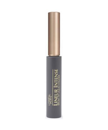 L'Oreal Lineur Intense Brush Tip Liquid Eyeliner - 710 Black | 0.24 fl oz (7 ml) - Buy Online on GoSupps.com