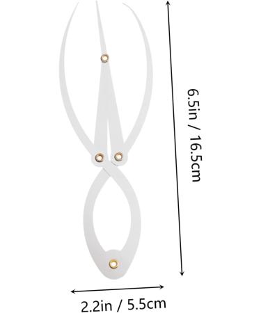 FOMIYES 1 Pc Eyebrow Shaping Measure Measuring Tool Eyebrow Ruler Tool Gold Portable Balance Ruler Travel - Buy Online on GoSupps.com