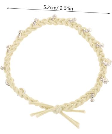 FOMIYES Girls Hair Ties Pearl Hair Clips Rhinestone Hair Clips Girl Hair Accessories Girls Hair Accessories Women Hair Ties Scrunchies for Women Stretchy Hair Ties Twist Miss Hair Rope - Buy Online on GoSupps.com