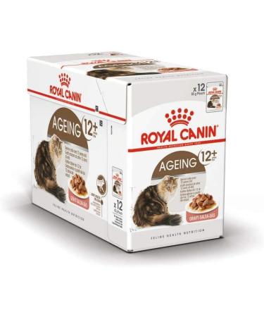 Royal Canin Ageing 12+ Complete Adult Wet Cat Food in Gravy 24 x 85g - Buy Online on GoSupps.com