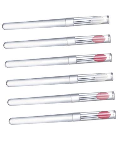 minkissy Makeup Accessory 6pcs Lip Brush for Lipstick Eyeshadow Makeup Brush Lip Masks Applicator Lipstick Applicator Wands Women Makeup Tools Lipstick Brush Lip Balm Cosmetic Lip Cream