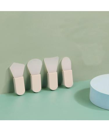TEONEI Mini Silicone Face Mask Brushes | Short Handle Mud Facial Applicator | 8Pcs Facial Beauty Tool for Flawless Skin - Buy Online on GoSupps.com