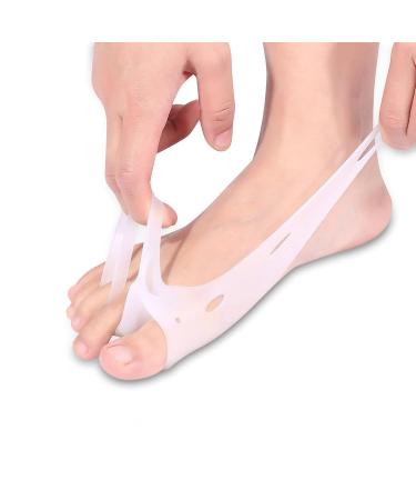 Bunion Corrector Gel Toe Separator & Forefoot Pads | Silicone Hammer Toe Relief for Men & Women - Buy Online on GoSupps.com