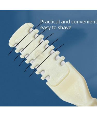 Nasal Hair Cutter - Upgraded 2-in-1 Manual Nose Hair Trimmer | Double-Sided 360 Rotating Nose Hair Remover Tool (White) - Perfect for Easy & Safe Grooming - Buy Online on GoSupps.com