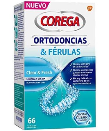 COREGA Ortodoncias y F rulas 66 Tabletas Limpiadoras 1 unit (Lot de 66) - Buy Online on GoSupps.com