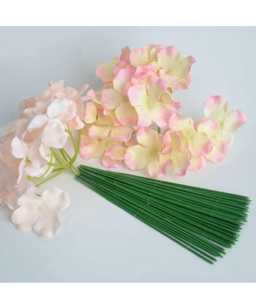 Enajucy 100 pcs 10 Inch Plastic Floral Stem Wire for DIY Artificial Flower Arrangements - Buy Online on GoSupps.com