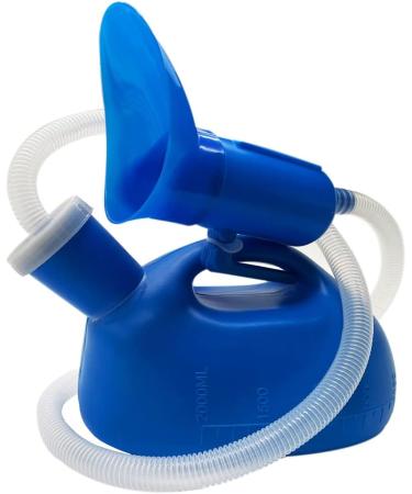 Portable Urinal for Women - 2000ML - Ideal for Hospital, Camping, Travel - Emergency Pee Bottle (Blue) - Buy Online on GoSupps.com