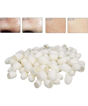 Blackhead Removal Exfoliating Silkworm Balls 100pcs Facial Care Silks Clean Pores Care for Skin - Buy Online on GoSupps.com