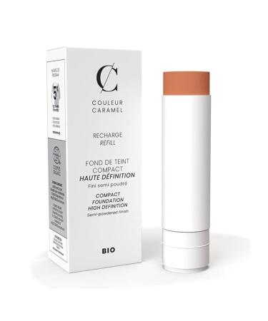 Couleur Caramel - Organic High Definition Compact Foundation Refill (13- Orange Beige)