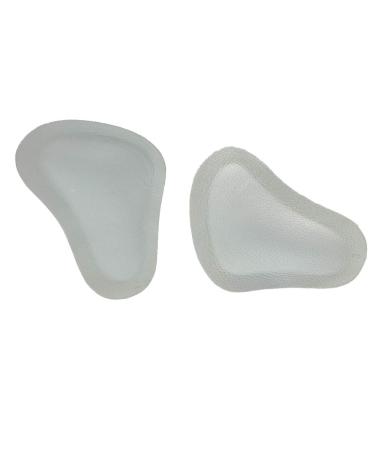 2 pairs (4 pieces) orthopedic T-shaped splay foot pad splay foot support to be glued into shoes or sandals - sizes 41-43